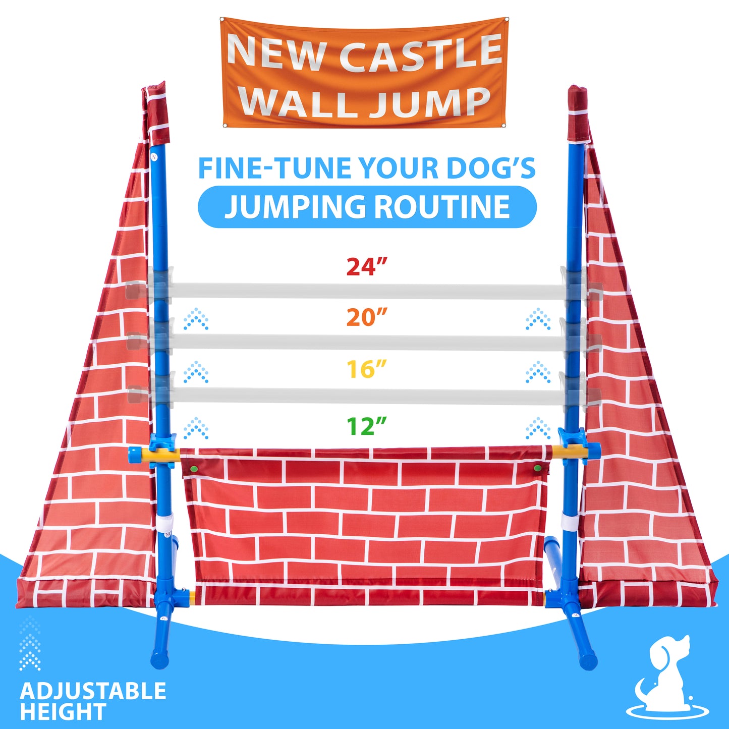 The SparklyPets Premium Dog Agility Equipment Set