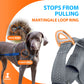 Easy Clip Dog Walk Harness for Medium & Large Breeds with Poop Bag Holder