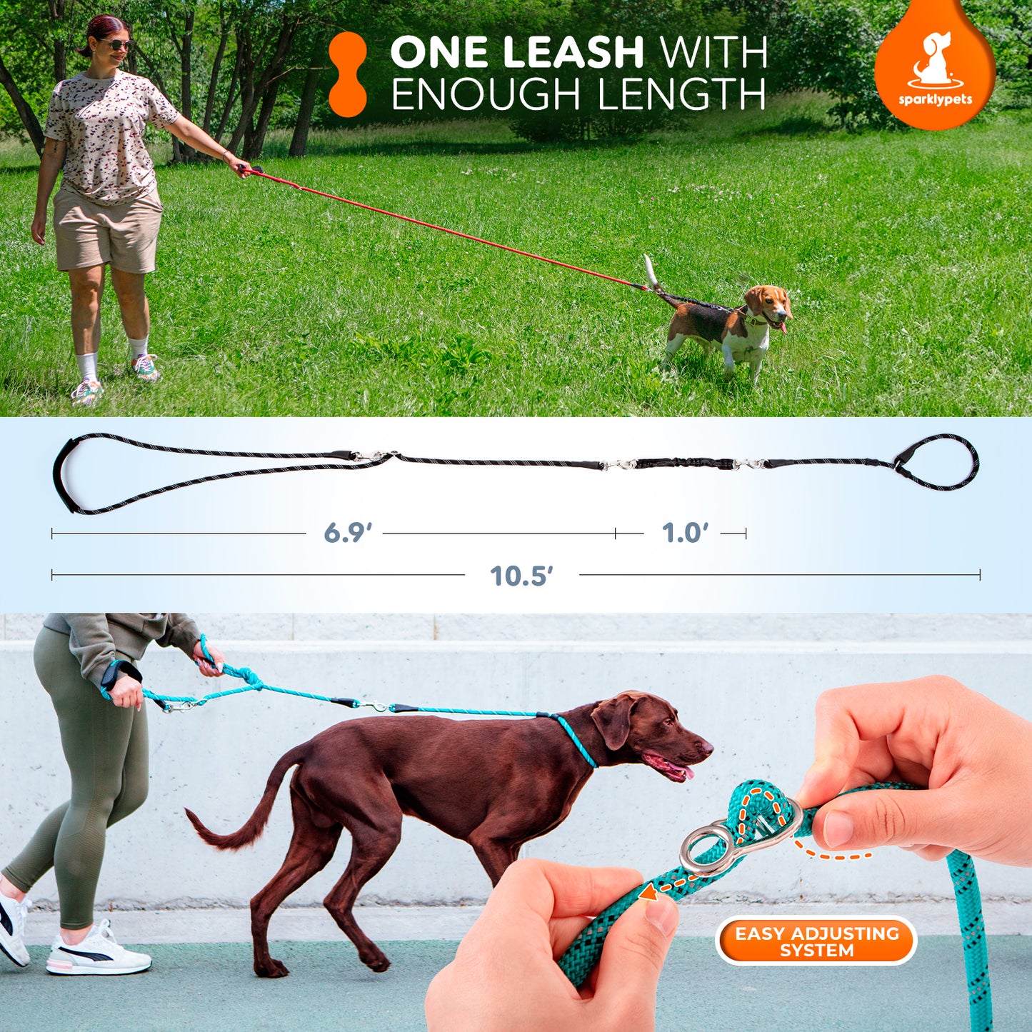 Multifunction Rope Leash